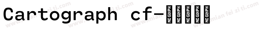 Cartograph cf字体转换